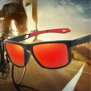 FS Mirror Lens Sport Sunglasses with Polarized Lens UV Protection Gaya Aktif Kaca Mata Viral TikTok Look Streetwear Lelaki Sporty Outdoor Style Cermin Mata Hitam