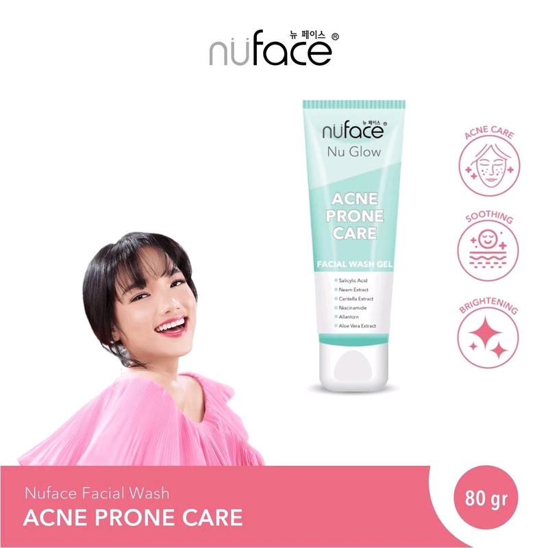 Paket Skincare Nuface 5 in 1 Acne Prone Care / Anti jerawat / skincare nuface hemat Bebas Paraben Facial Berjerawat Treatment 3