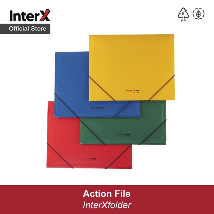 Intrex Folder Promo InterX Folder Action File Map Arsip Dokumen Plastik Tebal A4 ...