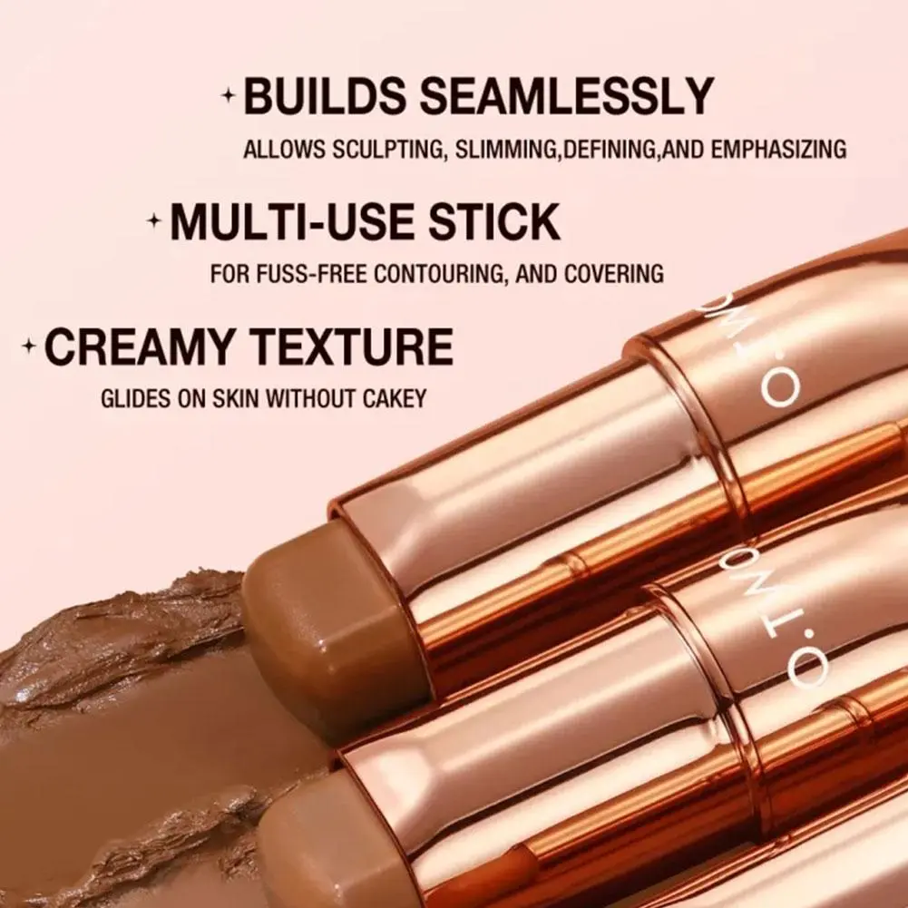 High Contour Stick 4 Colors Waterproof Bronzer Stick Makeup Silky Long Texture Hd