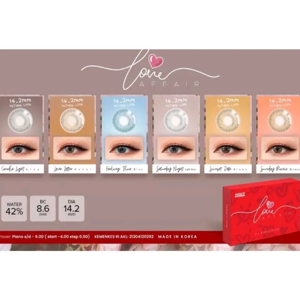 softlens love affair diameter 14,2mm