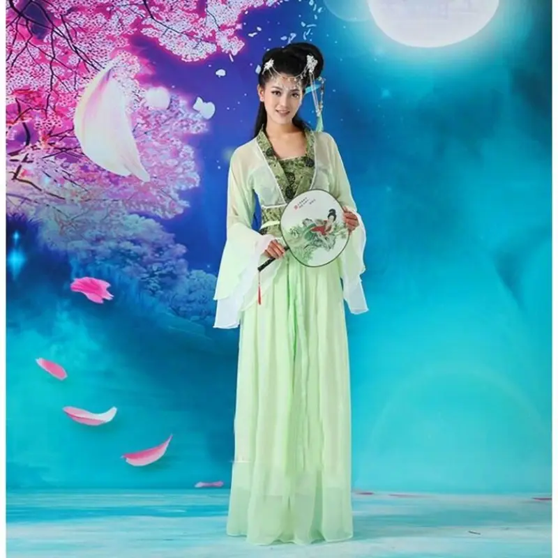 Trang Phục Hán, Nữ, Trang Phục Cổ Trang, Trang Phục Cổ Tích, Trang Phục Tang Bảy Tiên Nữ, Trang Phục Công Chúa Opera, Trang Phục Biểu Diễn Guzheng, Dành Cho Người Lớn, Hàng Mới Về 0