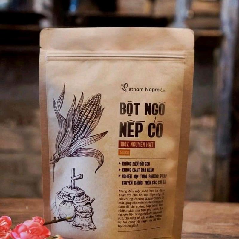 Ngô Nếp Bung Sấy Lạnh 500g Date 2025 Không biến đổi GENE Sản Phẩm Tâm Huyết của Napro vì sức khỏe cho người tiêu dùng , An tâm mua sắm tại omnimall Food 7