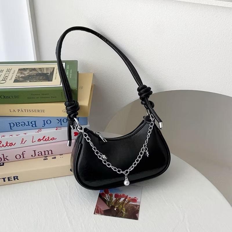  ￼Túi xách nữ đẹp túi đeo chéo hàn quốc phối xích đi chơi da trơn mềm dáng bầu hot trend 