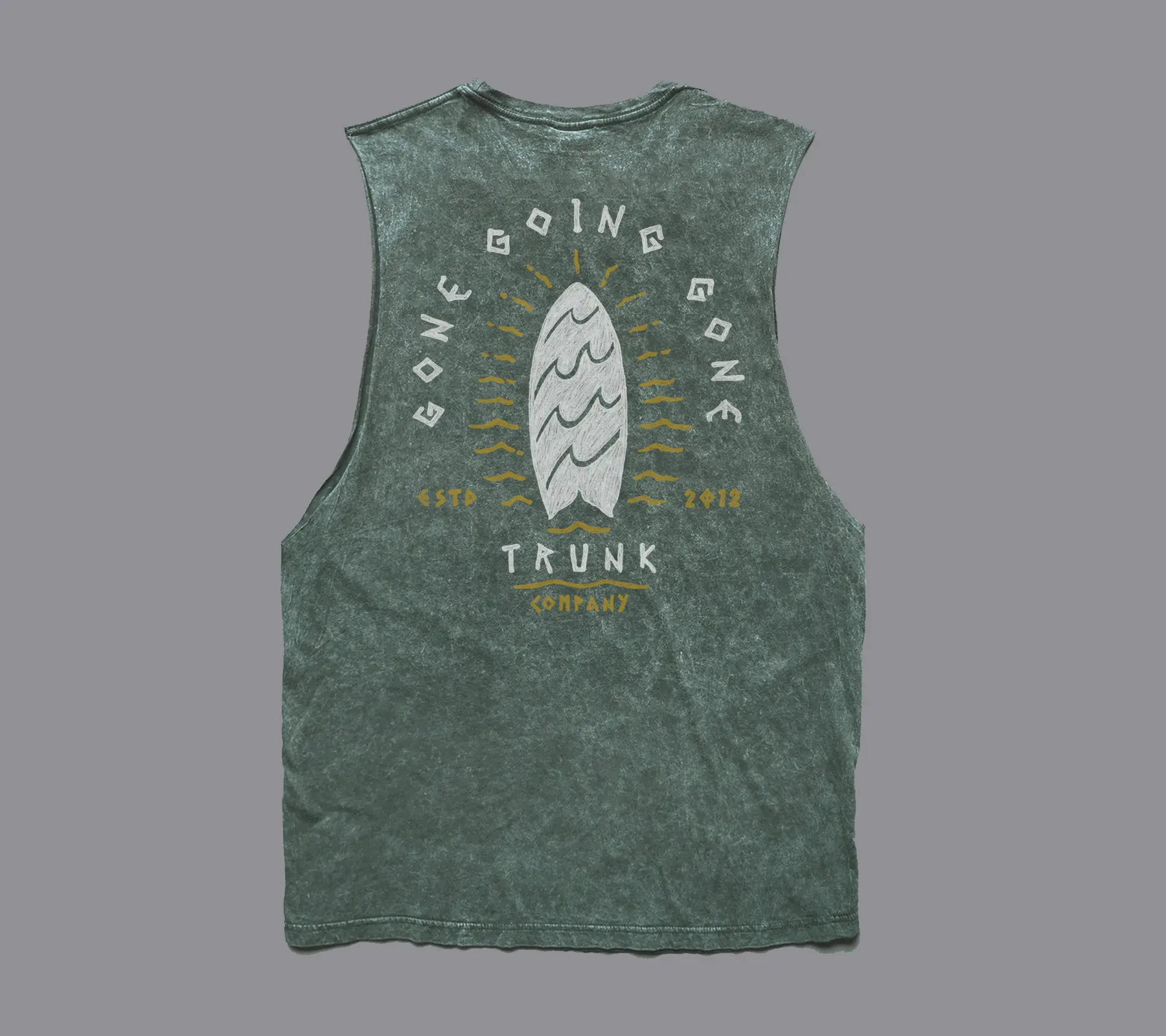 Trunk Tank Going Gone Green Baju Tanktop Muscle Keren Motorcycle Baju Motor Kaos Keren Baju Doplang