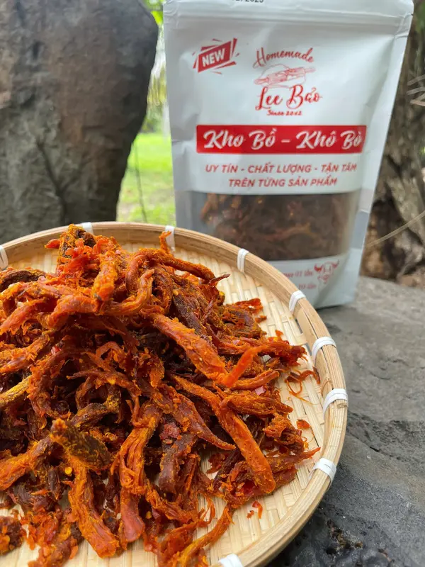 [250g] Khô Bò Sợi ( Mềm, Đậm Đà Hương Vị ) 1