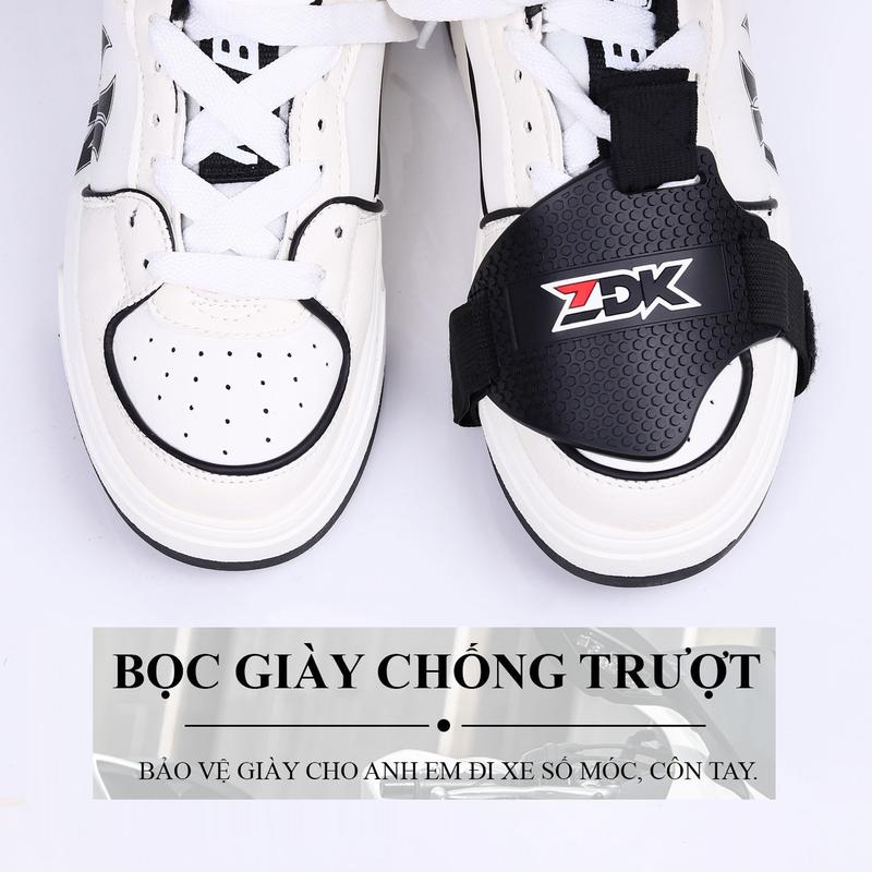 Đệm Giày Chân Côn ZDK, Bọc Giày Chống Trượt, Co Giãn, Bảo Vệ Giày Khi Chạy Xe - Phụ Kiện Sport Cao Su