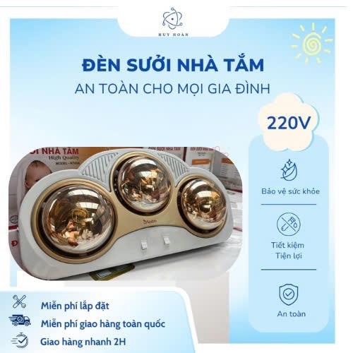 Đèn sưởi nhà tắm thương hiệu Kaita đảm bảo an toàn và chất lượng- Điện Lạnh Huy Hoàn 1