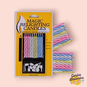 Lilin magic relighting isi 10 pcs