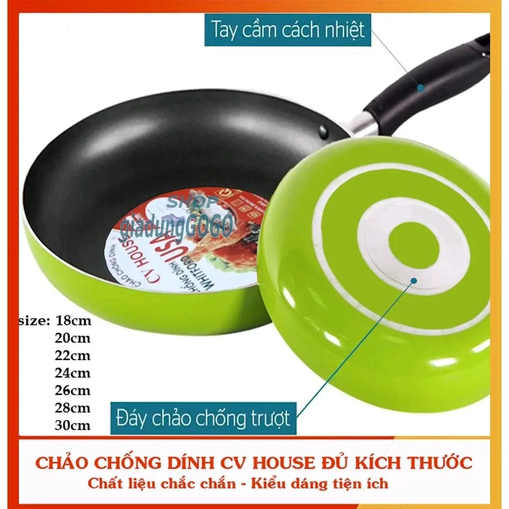 chảo chống dính hợp kim nhôm CV House