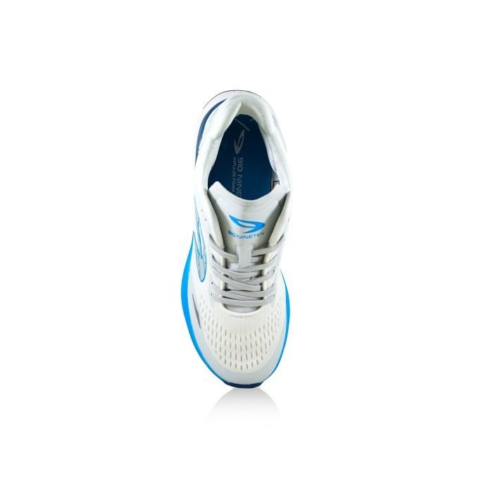 910 Nineten Aurorun Sepatu Lari - PUTIH/NAVY/BIRU 3