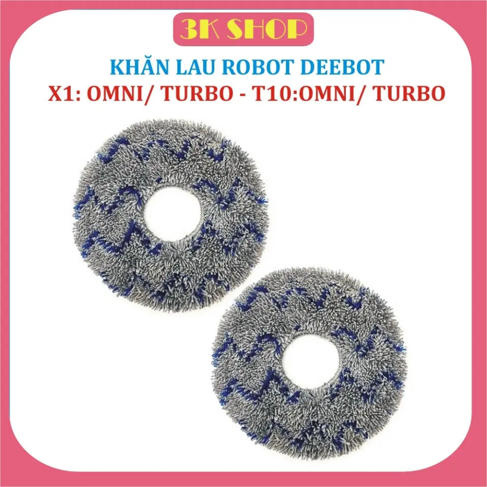 Khăn lau, Giẻ Lau robot hút BỤI T10 Turbo - T10 Omni - X1 OMNI - X1 TURBO