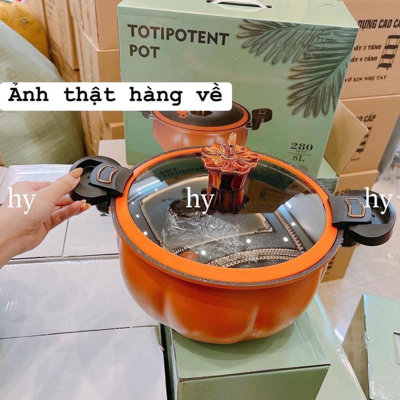 Nồi áp suất bí ngô 8L 28cm ( Màu ngẫu nhiên ) 4