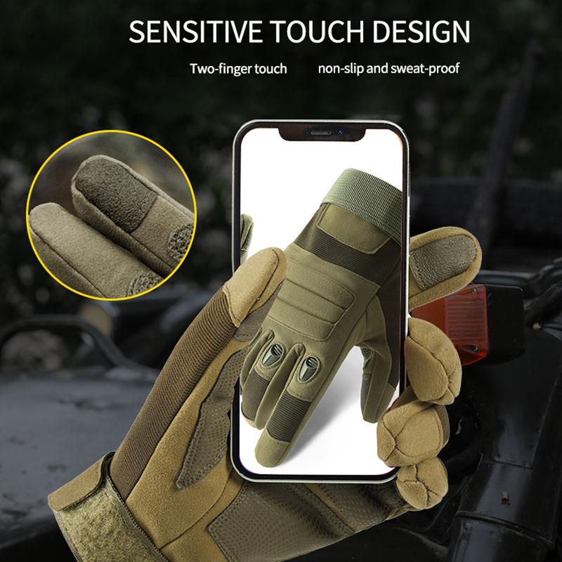 Product Introduction of Anti-Slip Breathable Full Finger Gloves Riding Cycling Outdoor Training Fitness Men Sports Gloves 27