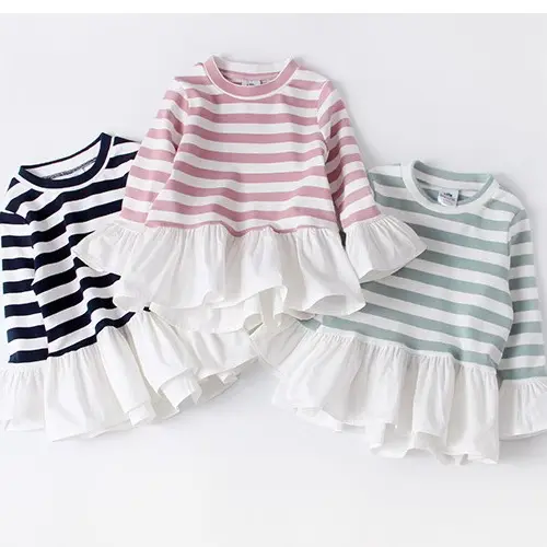 Baju Anak - Maila Blouse Couple Ibu dan Anak / Fashion Blouse Ibu dan Anak Terbaru Wanita Keluarga Atasan Dewasa  Motif Katun Pasangan Panjang Batik  Pendek Sarimbit Biru 8
