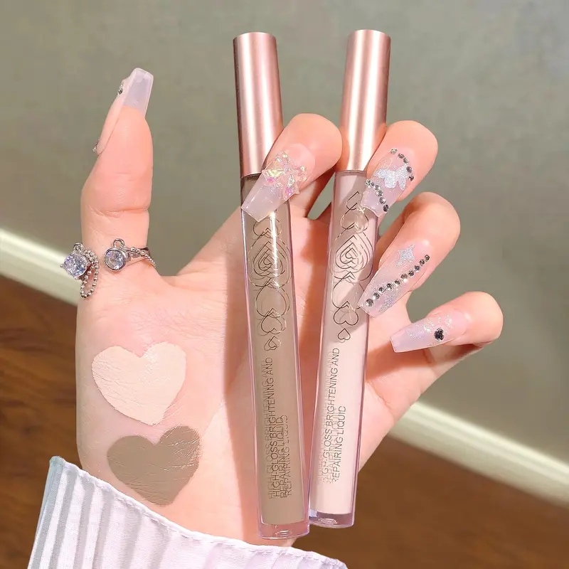 Highlight Concealer Stick, Makeup Highlighter Stick, Makeup Cream for Contouring, Highlighting, Concealing, Shadow Drawing, Portable Makeup Cream Stick 2