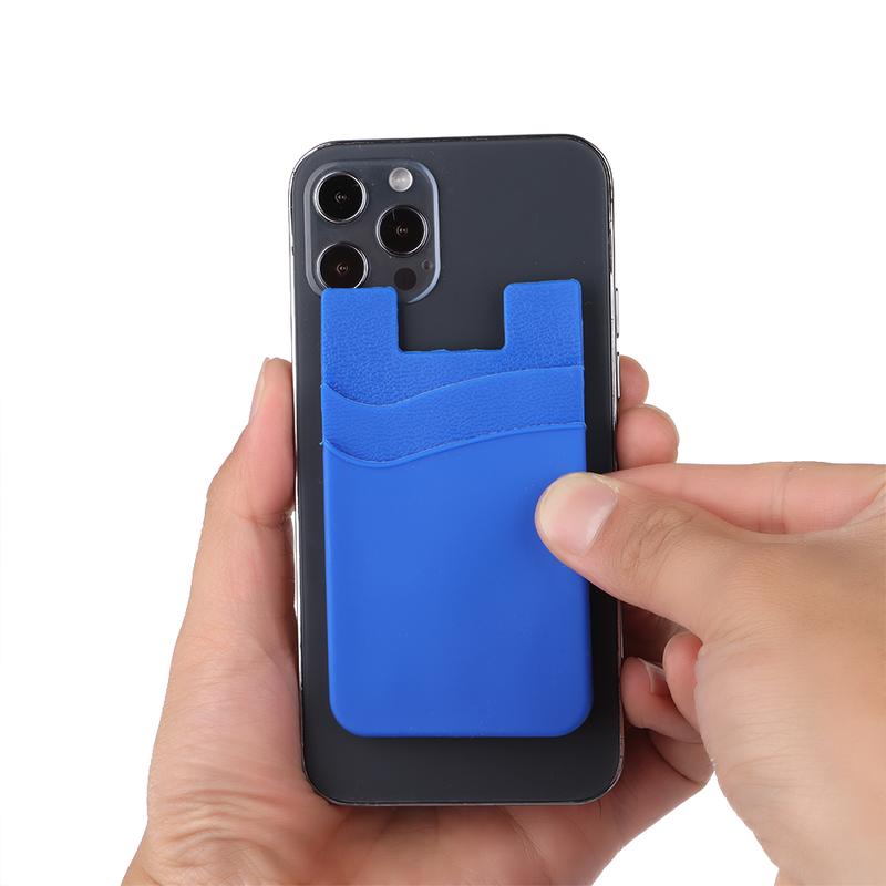 Product Introduction of mecome Elastic Silicone Cellphone Accessories Adhesive Pocket Sticker Mobile Phone Wallet Wallet Case Credit ID Card Holder 20