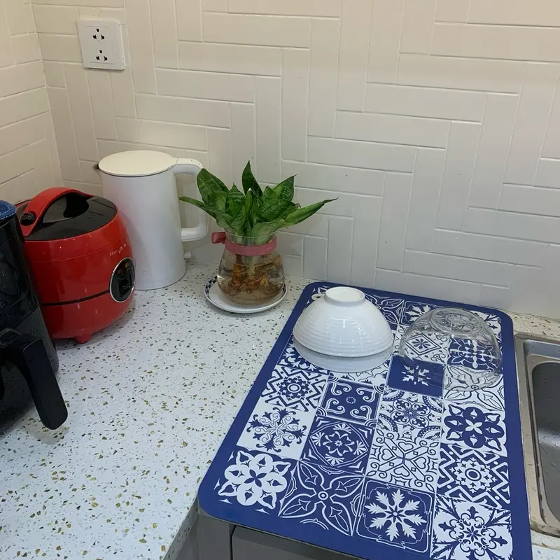 Thảm lót silicon 40*60 kệ bồn nước 1