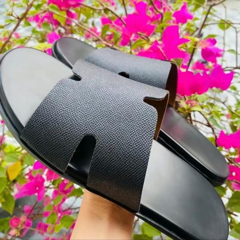 Dép Quai Da đủ màu Nam Nữ Đế Cao Su Cứng Chữ Hát  2025 Mùa đông Ngoài trời Mùa Hè đủ kích cỡ từ 38 đến 43