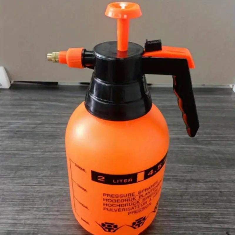 Handheld Pressure Pump Sprayer, Portable 2L Large Capacity Water Spray Bottle With Adjustable Nozzle, Car Wash Sprayer For Car Cleaning, Car Washing Tool For Home Garden Car Use 2