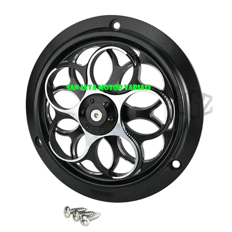 COVER TUTUP SPINNER BUNGA KIPAS MESIN NEW MODEL SPINNER BULAT KIPAS PENDINGIN FULL CNC FAST BIKES Vespa SprinT 1