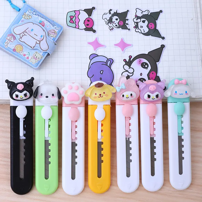 COD CUTTER + PENGAIT MOTIF SANRIO / SILET KARAKTER / PISAU UKIR KUROMI MELODY CINAMON ROLL