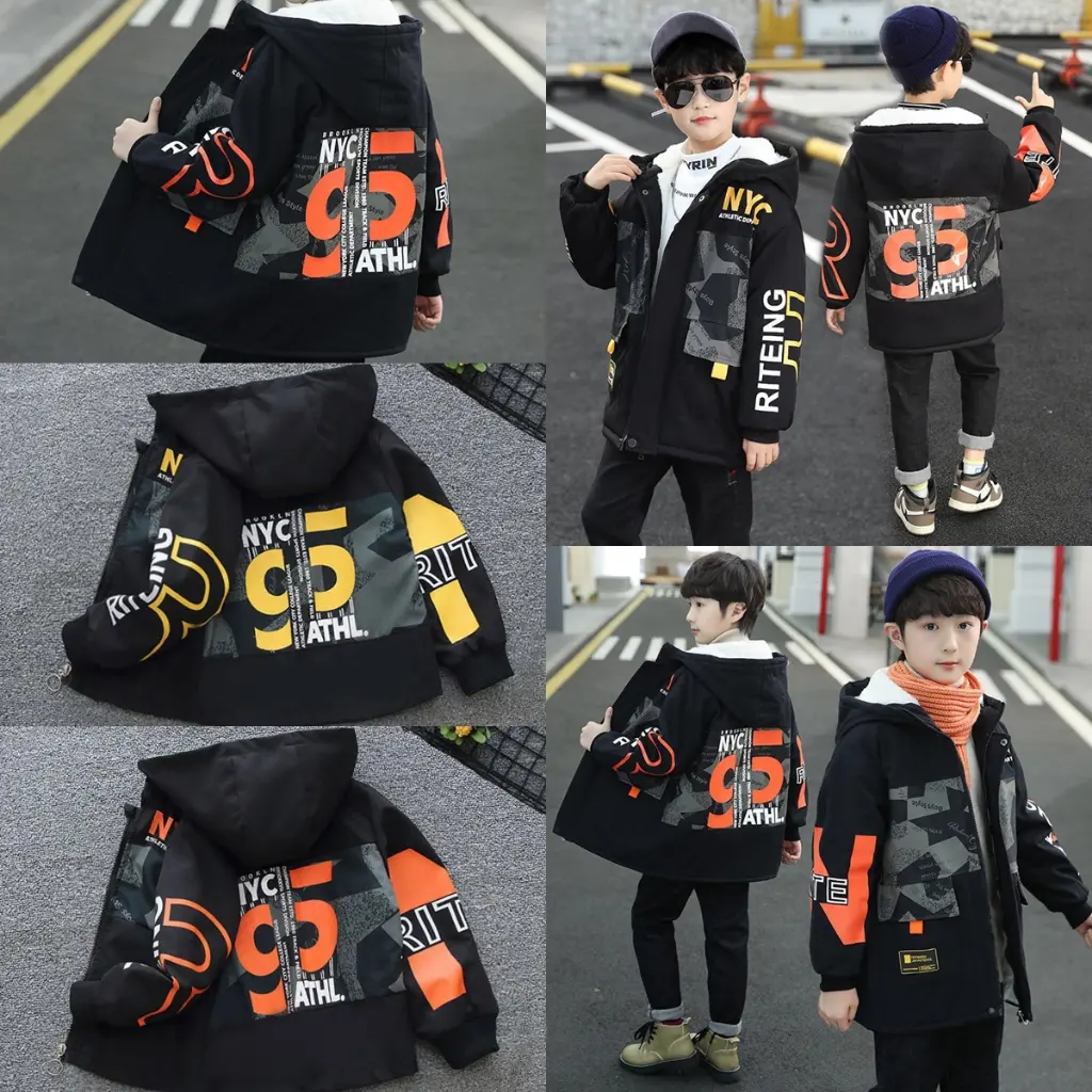 Jaket Hodie Anak Laki-Laki Import 1 Tahun- Remaja