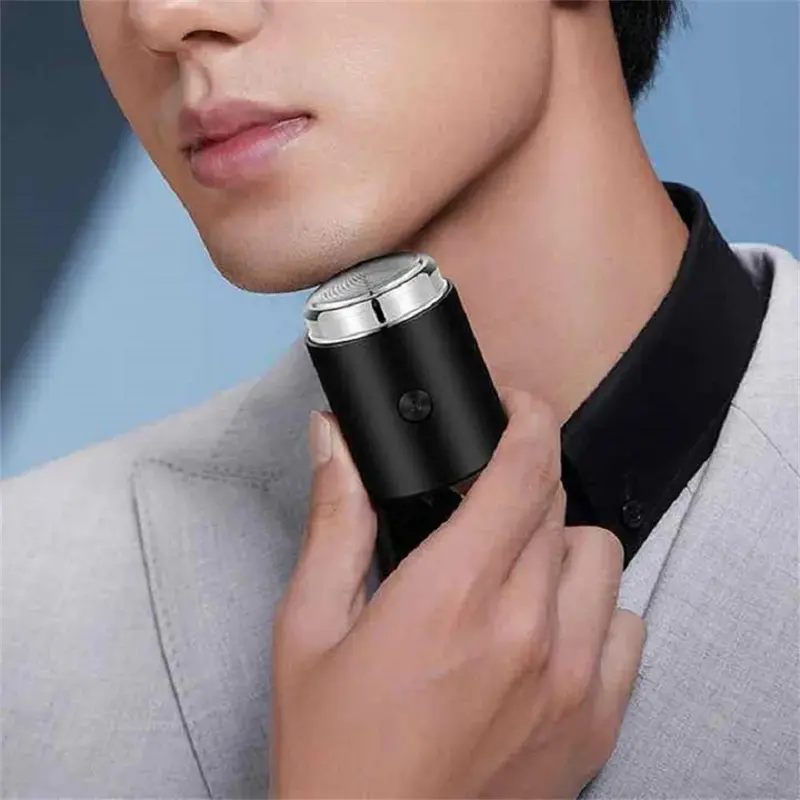 Máy cạo râu điện cho nam ( tặng 5 lưỡi dao thây thế) , dao cạo râu mini sạc USB, máy cạo râu mini, daocaorau,daocaorautienloi 7