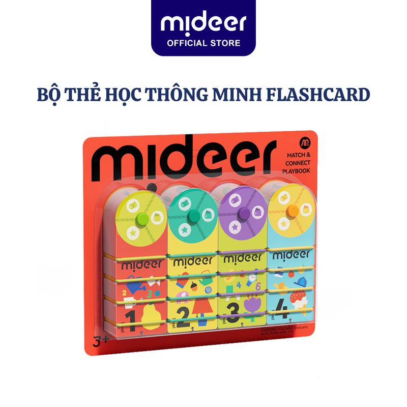 Bộ thẻ học thông minh cho bé Flashcard Mideer Match & Connect Playbook Đồ Chơi