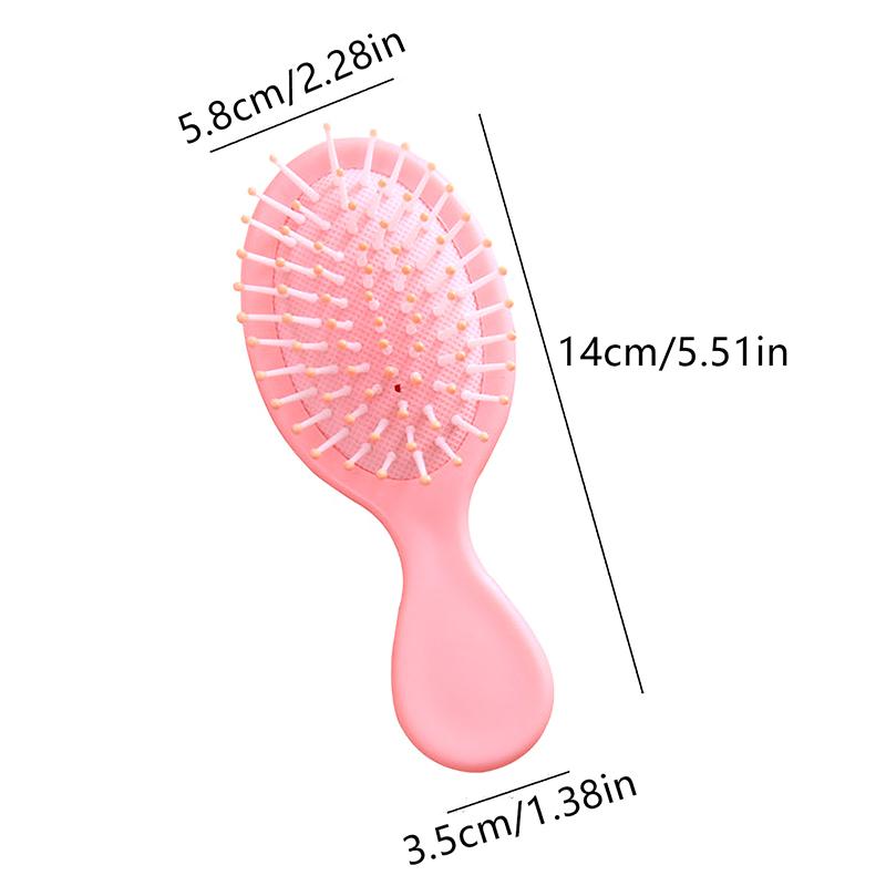 Product Introduction of Mini Soft Bristles For Women Baby Girls Kids Wet Hair Brush Hair Combs Small Pocket Travel Hair Brush Hair Combs Toddler 24