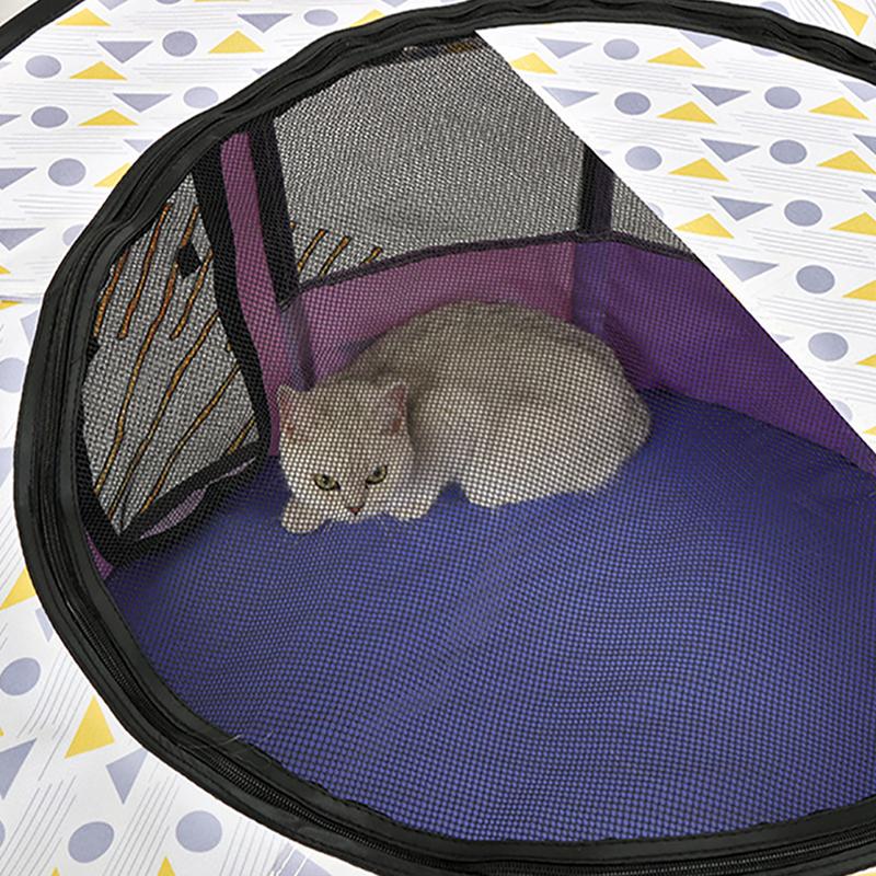 Product Introduction of Portable Folding Pet Tent Delivery Room Round Cage For Cat Tent Playpen Puppy Kennel Easy Operation Fence Outdoor Dogs House #464675 39
