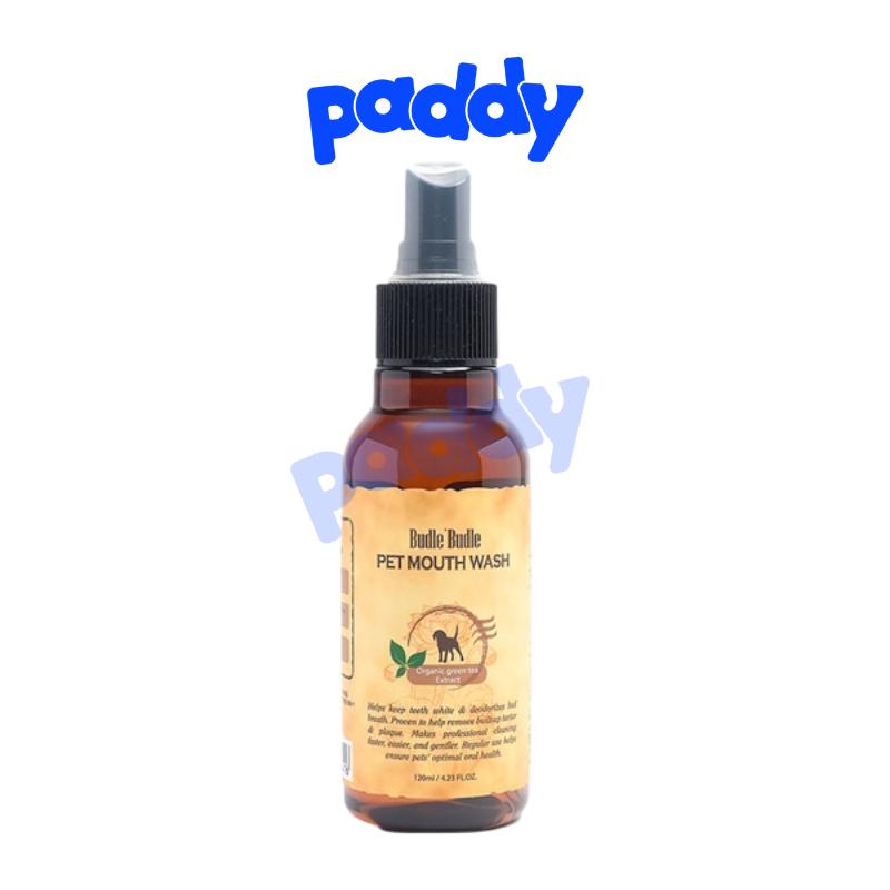 Xịt Thơm Miệng & Sạch Răng Chó Budle Mouth Wash 120ml