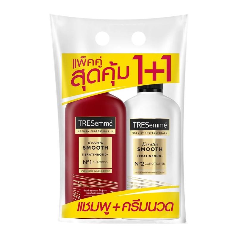 Combo 2 Chai Dầu Gội Xả Tresemme Thái Lan mẫu mới 370ml Gội Đầu Nữ