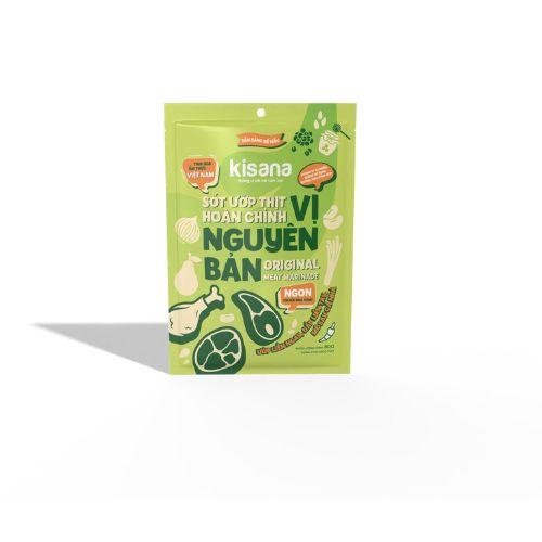 Sốt ướp hoàn chỉnh vị nguyên bản Kisana 80g- Gia vị ướp thịt nướng thơm ngon chuẩn vị nhà hàng Cay 1