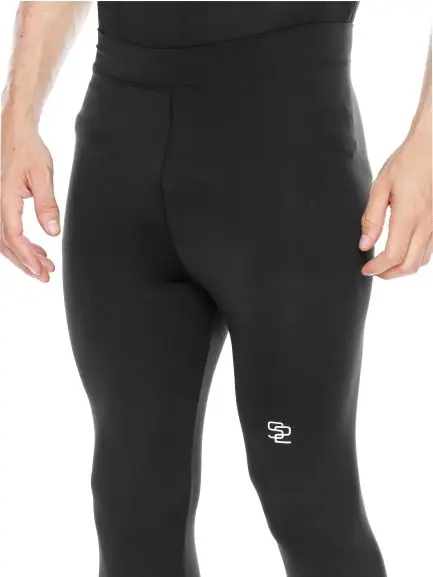 SecondShape - Celana Baselayer 7/8 Pria Compression Pants Legging Fitness Padel Running 4