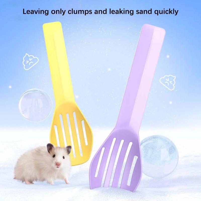 Product Introduction of Plastic Litter Scoop Small Hamster Squirrel Small Animal Litter Shovel Toilet Sand Waste Scooper Cleaning Shovel Pet Supplies 14