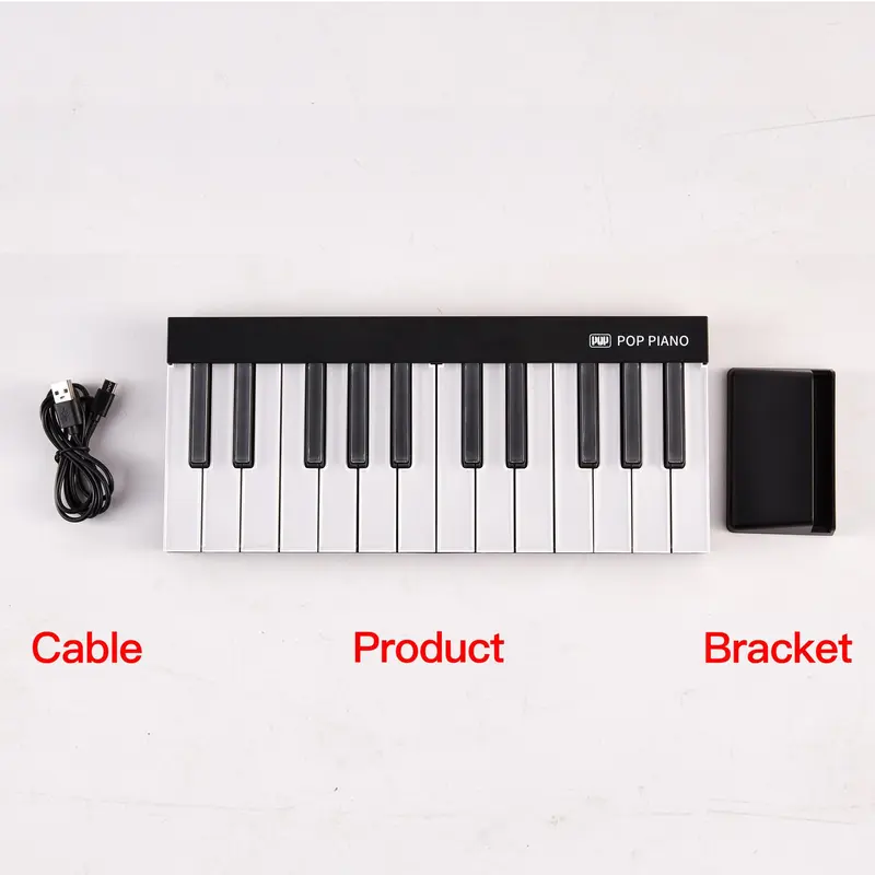 Smart Piano Keyboard, Portable Bluetooth-compatible Keyboard with 800 Songs APP, Music Accessories for Beginners & Music Lovers, Gift for Her, Men's Gift 6