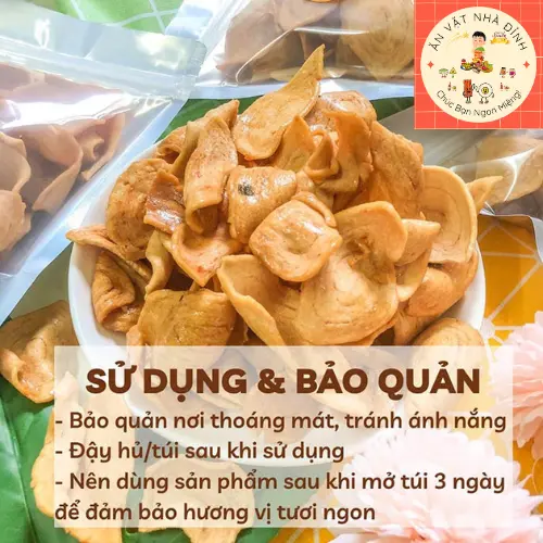 Bánh Tai Heo Mắm Ớt  250G-500G ( món ăn tuổi thơ ) Snack Food banh  snack bánh  vinh snack Ăn Vặt Ăn Vặt Thức Ăn bim tam 4