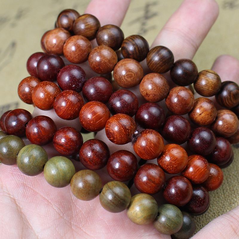 Wholesale Various Sandalwood Bracelets Mini Small Style 10MM Single Circle Men and Women Bracelets Buddhist Prayer Beads Jewelry 2