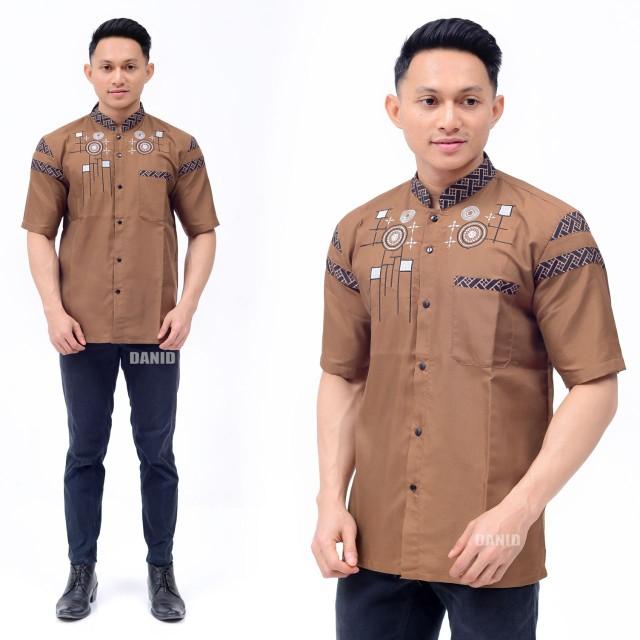 Product Introduction of Baju Koko Pria Bordir Lengan Pendek Ukuran Jumbo 3XL 4XL 5XL 6XL 7XL 2