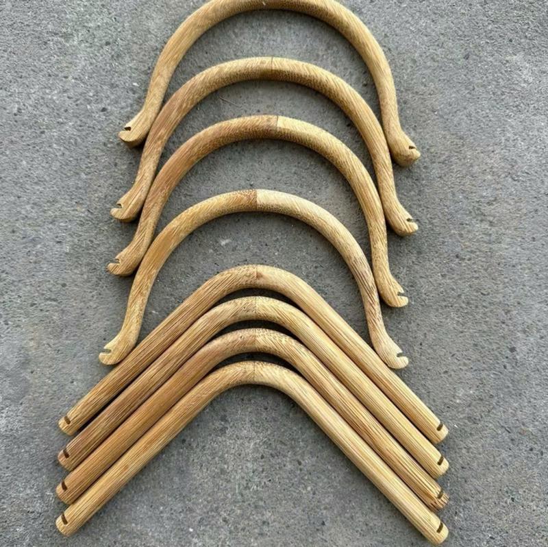  Combo 4 chiếc cầu góc tre - Cầu góc vuông bán nguyệt cho chim chào mào chao mao chao mao 