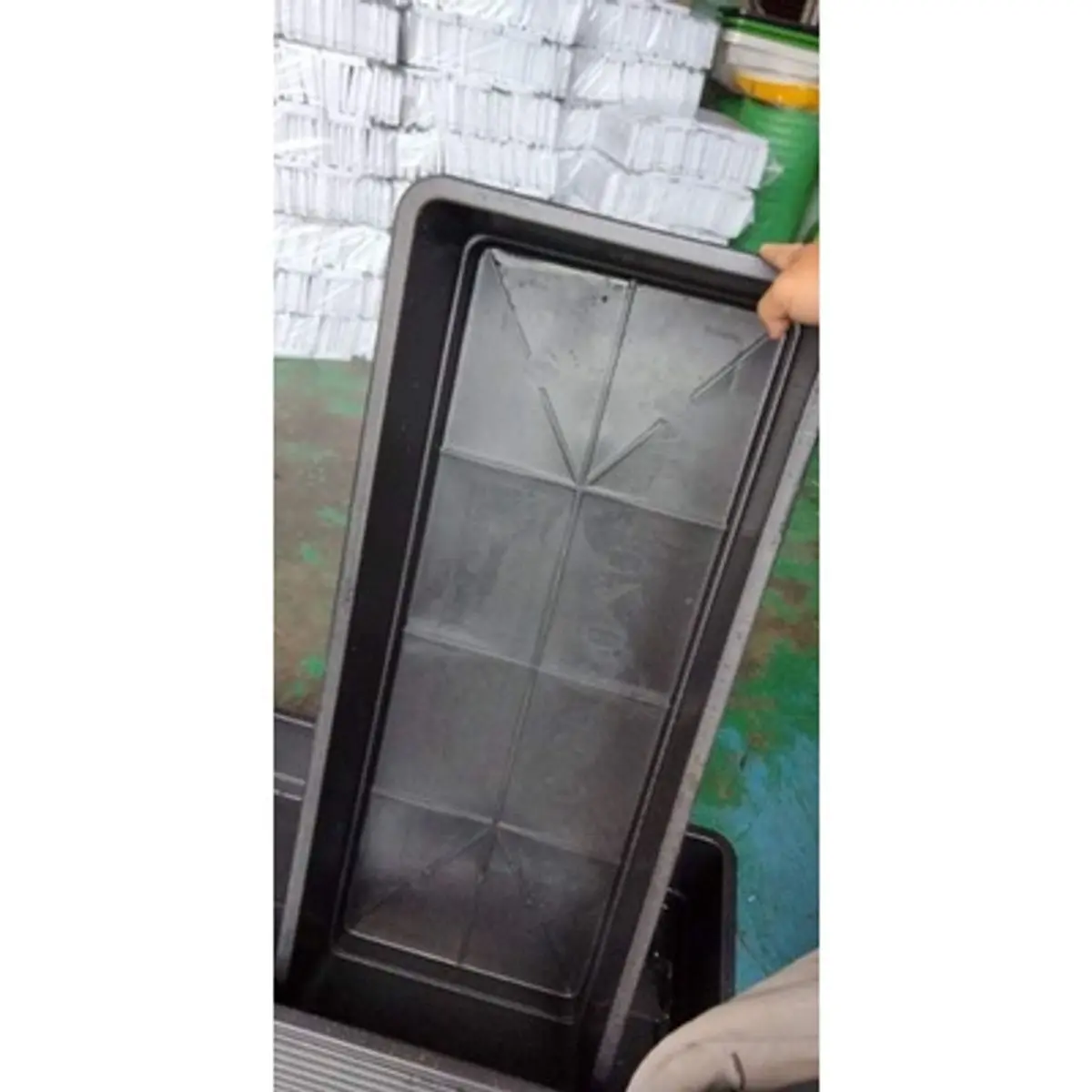 KHAY CHẬU NHỰA THÔNG MINH Nuôi Thủy Sinh Cá Trồng Rau  .. kícḣ Thước 102X43X16CM ( không lót )