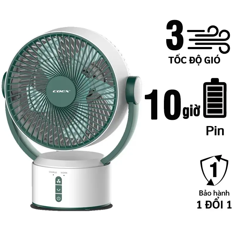 Quạt tích điện Coex CF-7113R quạt tích điện