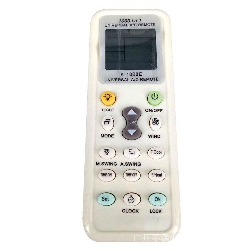 Điều khiển từ xa K-1028E, Điều hòa không khí đa năng 1000 trong 1, Thay thế cho K-1028AC / A / R, Mới và Thay thế 2
