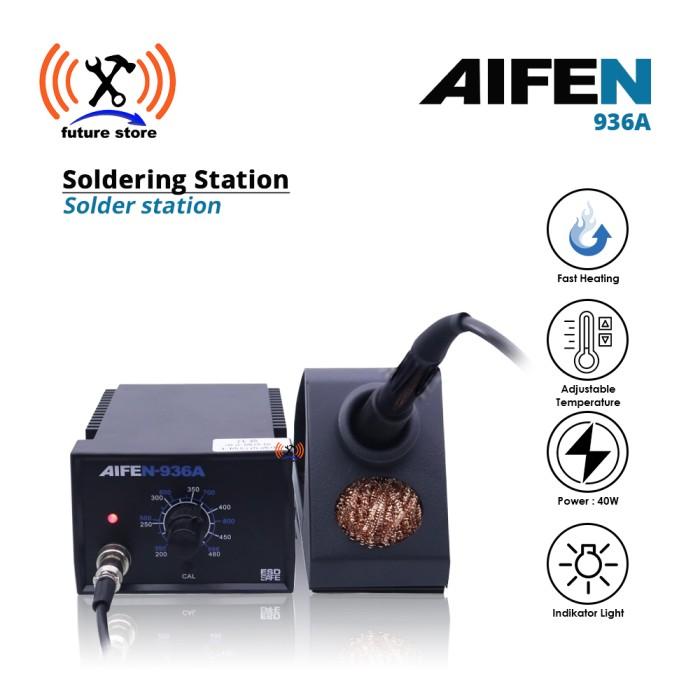 Gambar AIFEN 936A Soldering Station Standby Auto Sleep Fault Alarm Original dari future store Kota Tangerang Tokopedia