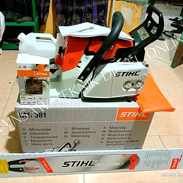 Mesin chainsaw stihl gergaji kayu senso ms 381 bar 25 inch lengkap siap pakai Rantai STIHL 5