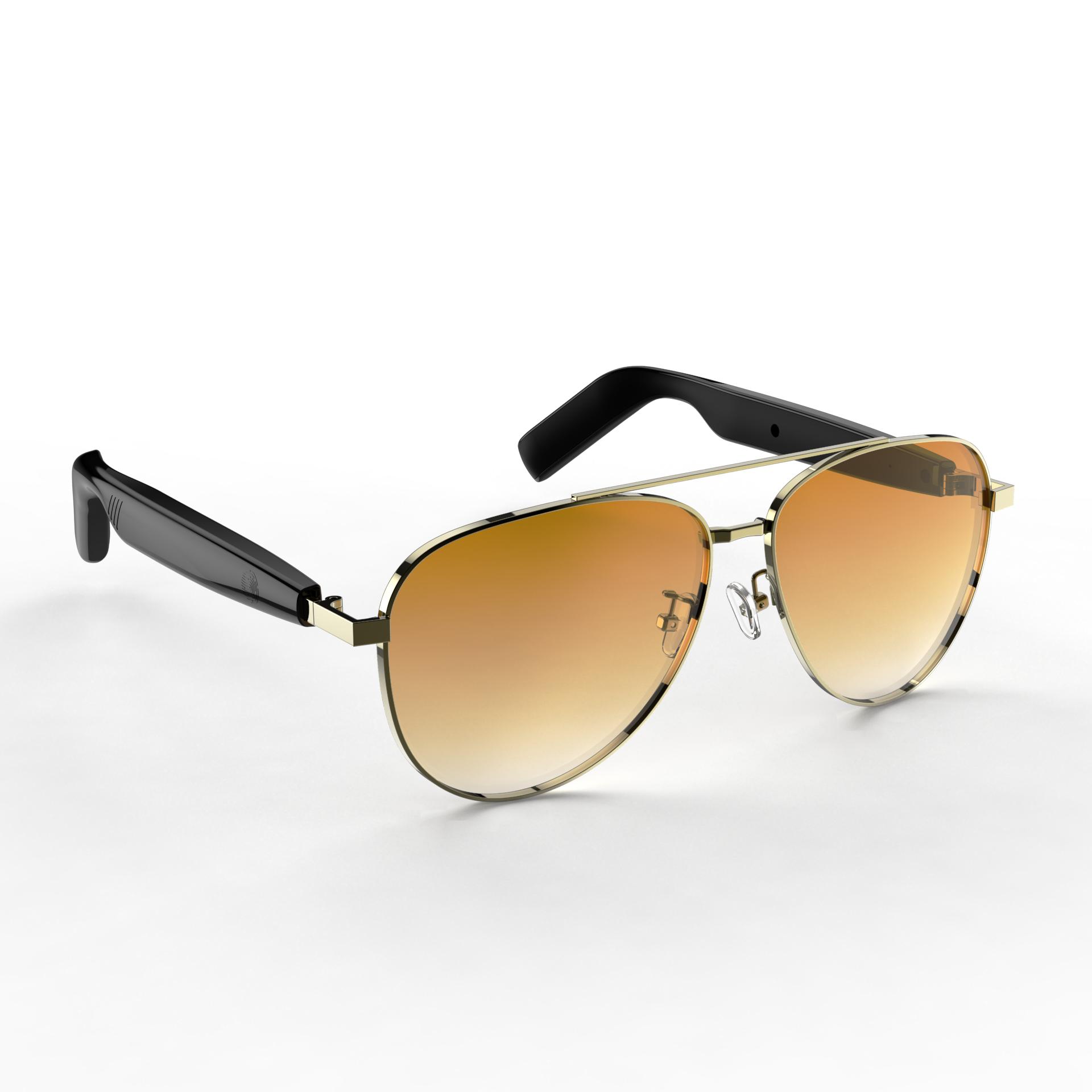 SG-13Pro Hands-Free Calling Tea Brown Wireless Glasses with Speaker & Mic Comfort Fit Stylish Design Audio Bluetooth Glasses - Image 5