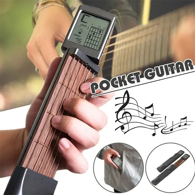 Dụng Cụ Tập Luyện Chord Guitar, Mới, Cầm Tay Và Nhẹ, Dành Cho Người Mới Bắt Đầu, Công Cụ Tập Luyện Guitar, Có Thể Xoay Được, Kích Thước Bỏ Túi, Thích Hợp Cho Guitar 1