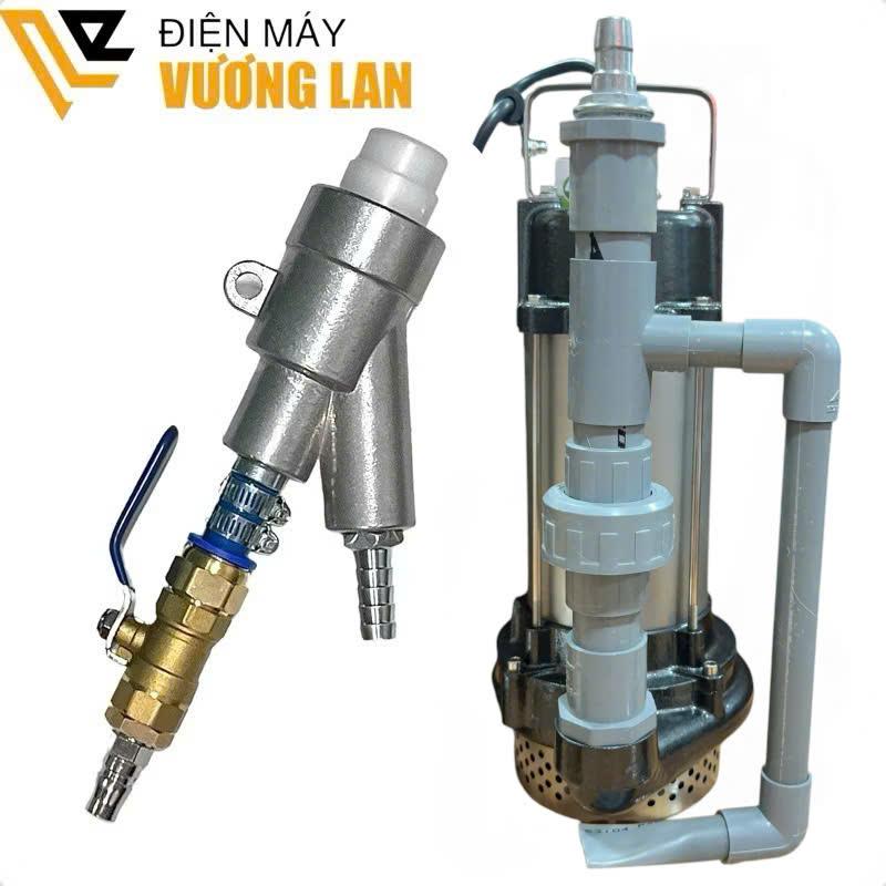 Máy bắn cát nước tuần hoàn 750W 1HP Taifu - Máy phun cát dụng cụ bắn cắt máy bơm chìm bơm tõm