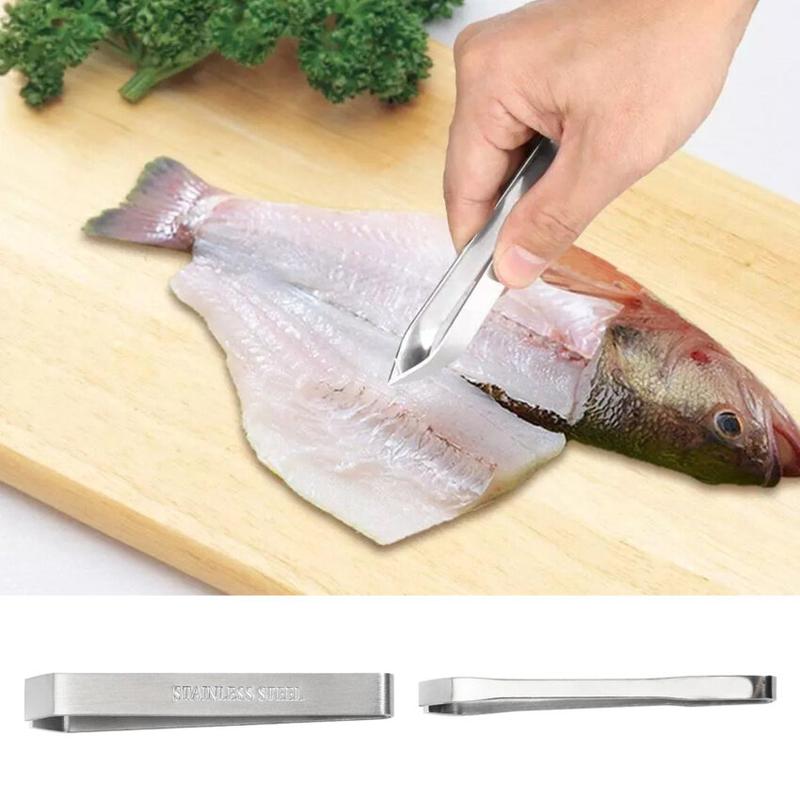 1pcs Stainless Steel Fish Bone Remover Pliers Pincer Puller Tweezer ...